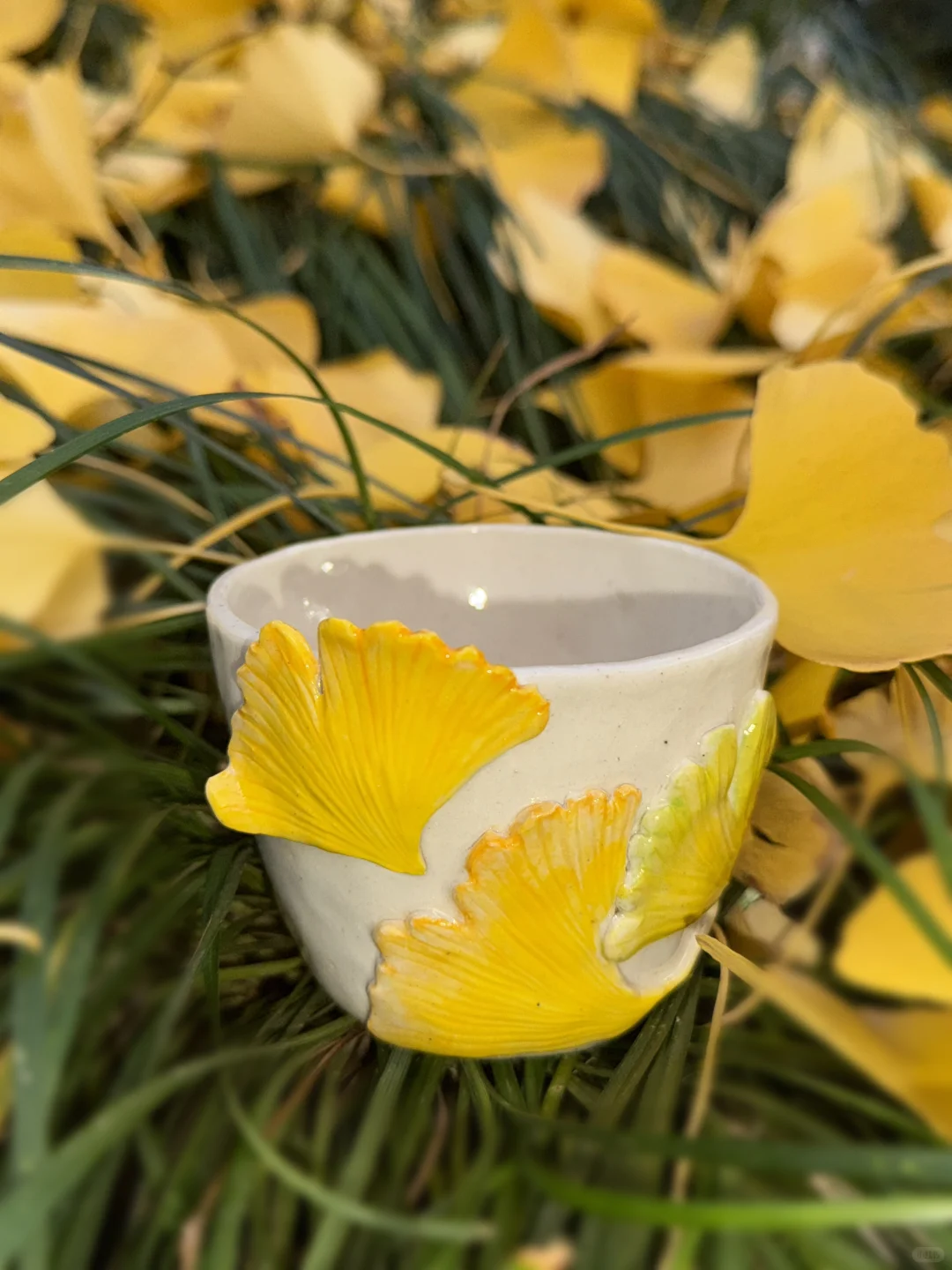 挑战100个花花杯——012 银杏