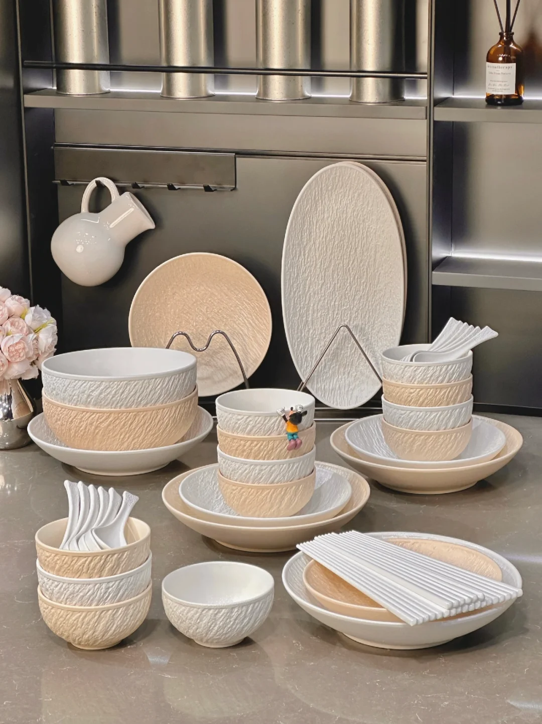 我的春日奶油餐具