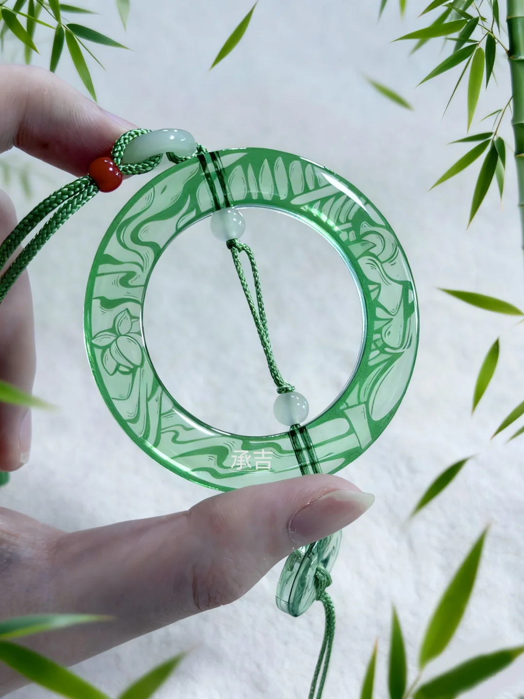 仿真玉佩挂件，这是你们没有见过的工艺吧。