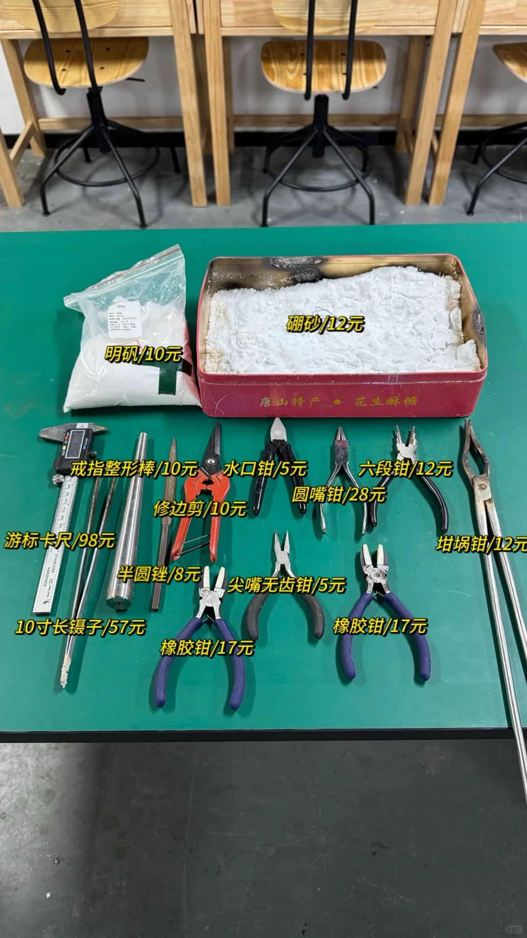 适合新手入门的金工基础工具清单它来了!