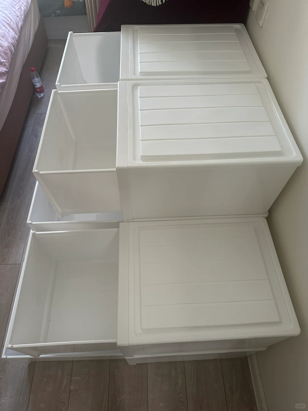 不是斗柜买不起，是收纳箱组合更有性价比