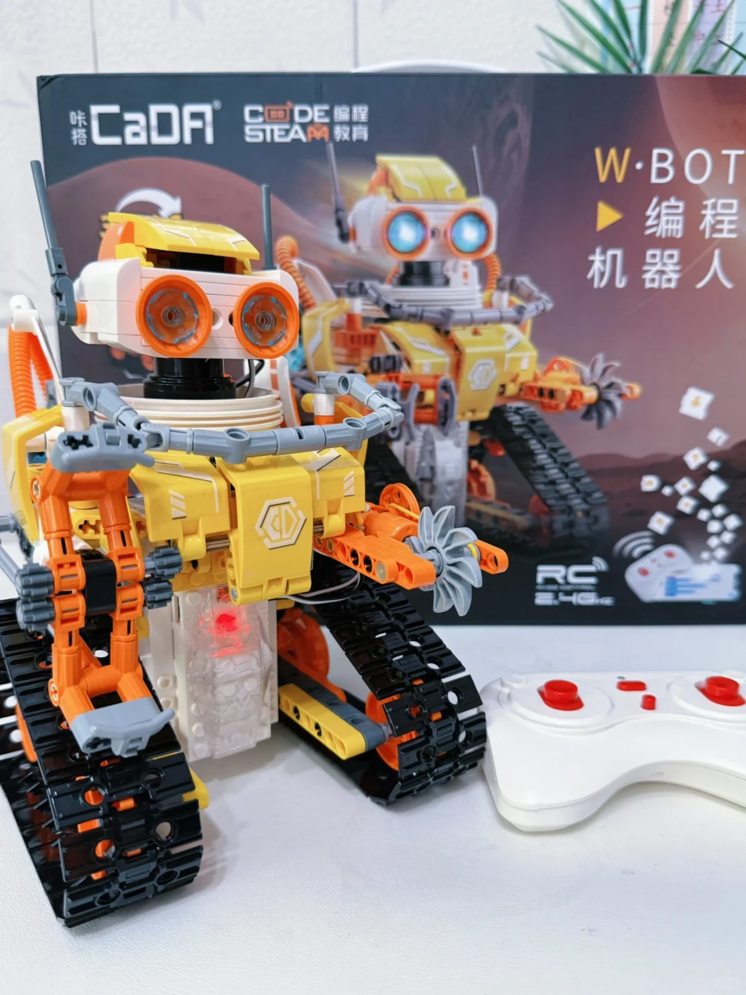 爸爸送的编程机器人太会了?