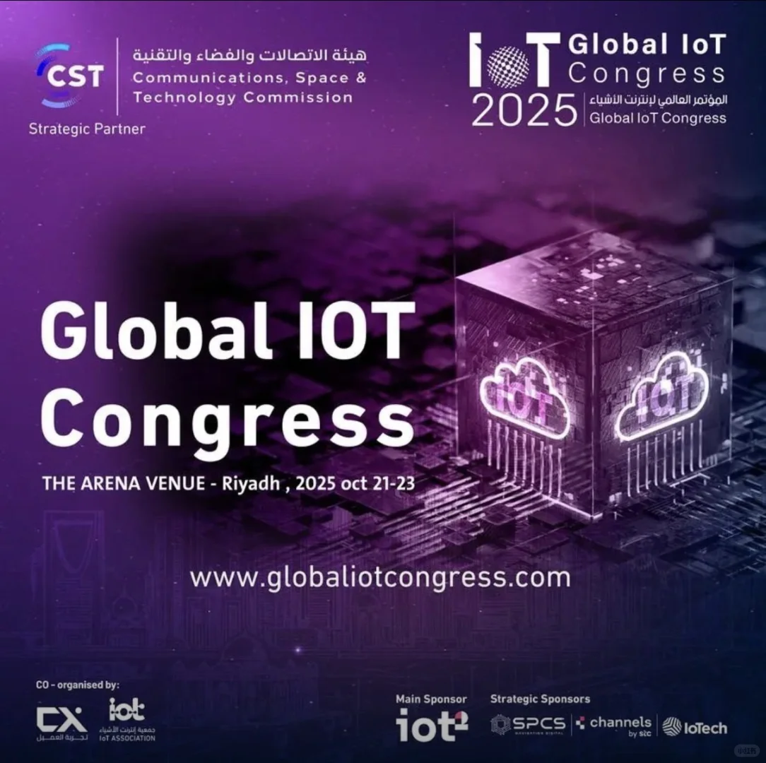 沙特举办全球物联网大会 140亿美元智能科技
