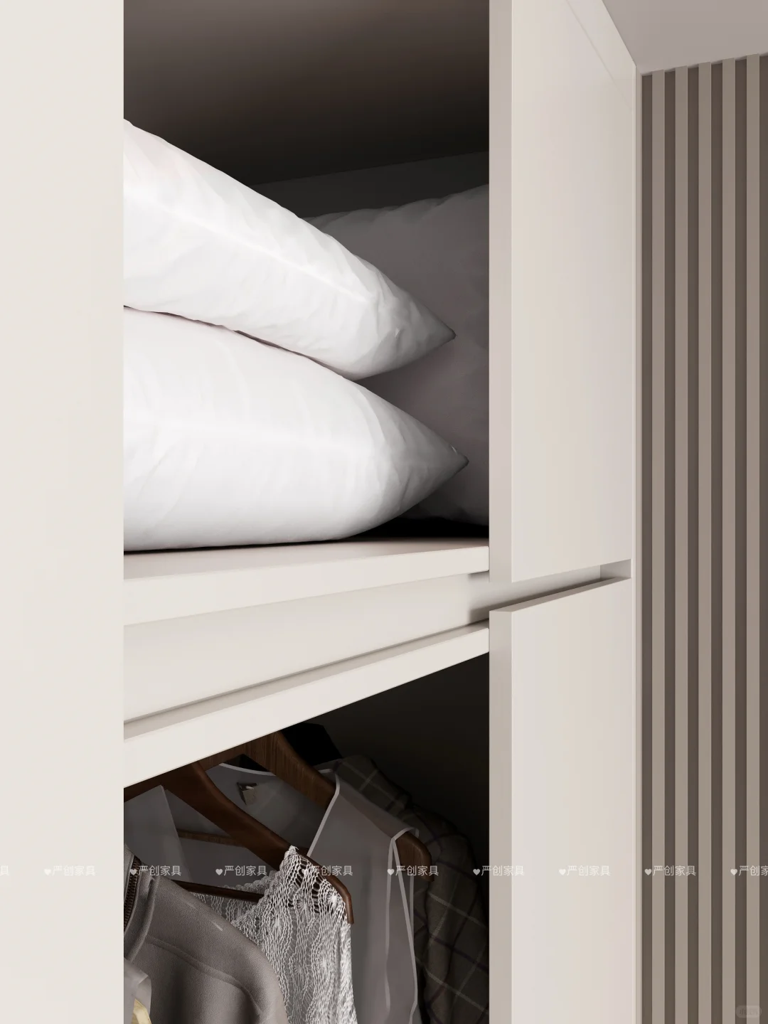 小户型卧室收纳｜衣柜真的越简单越好看！