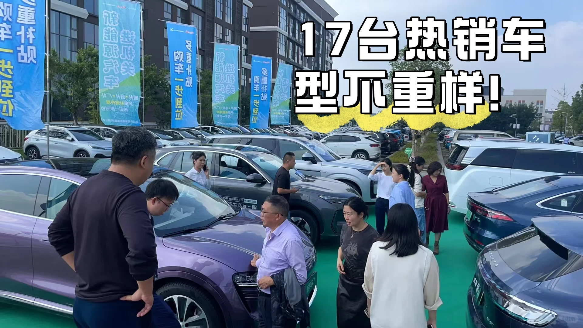 游仙区政务服务中心停车场的“绿色方阵”