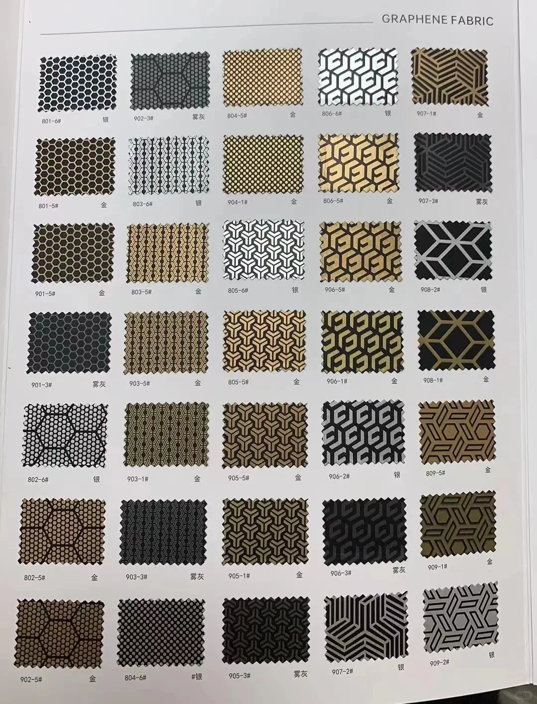 蓄热功能发热里布石墨烯导电里布花型上新