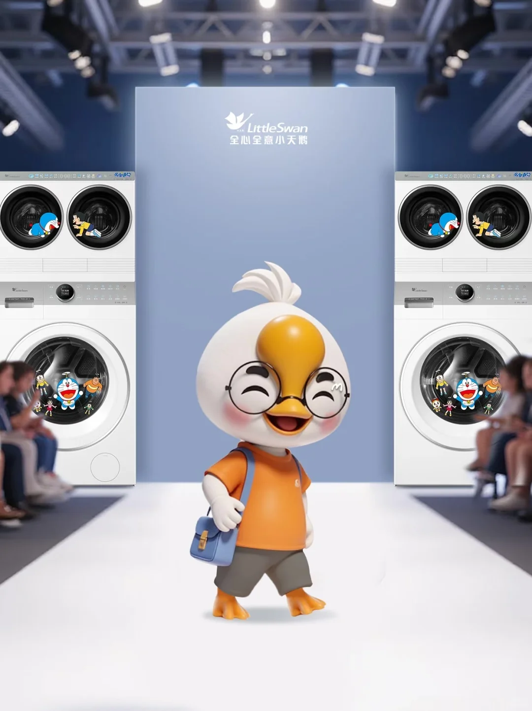 当你发现身边偷感很重的显眼鹅其实是模特