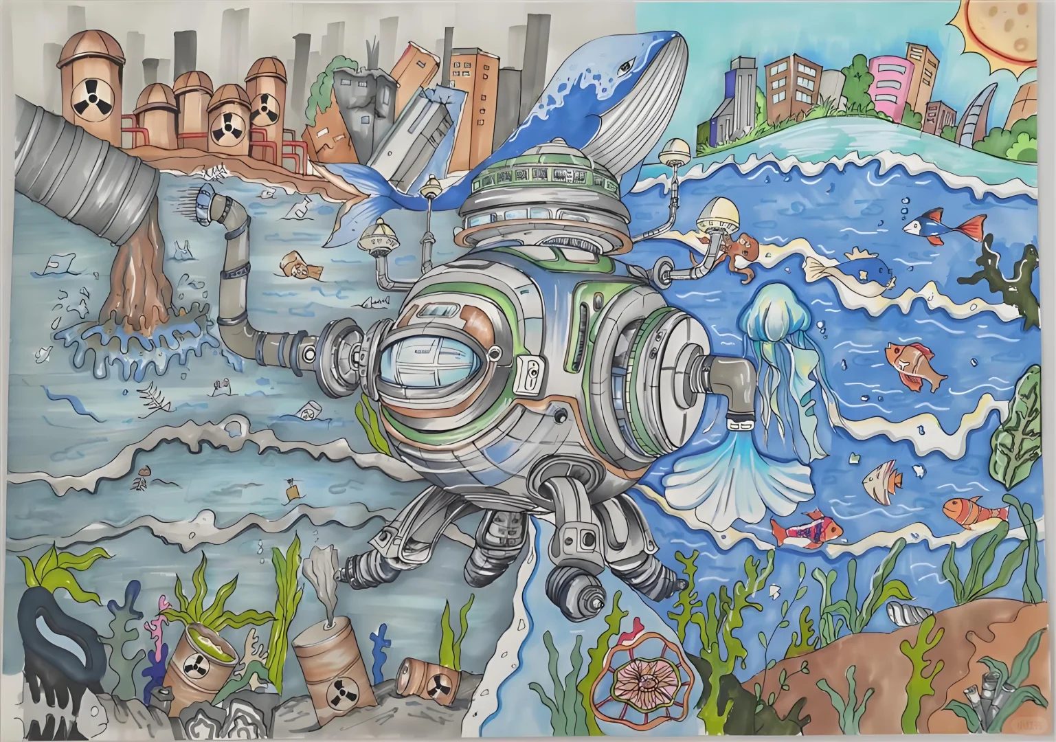 科幻画一等奖作品欣赏