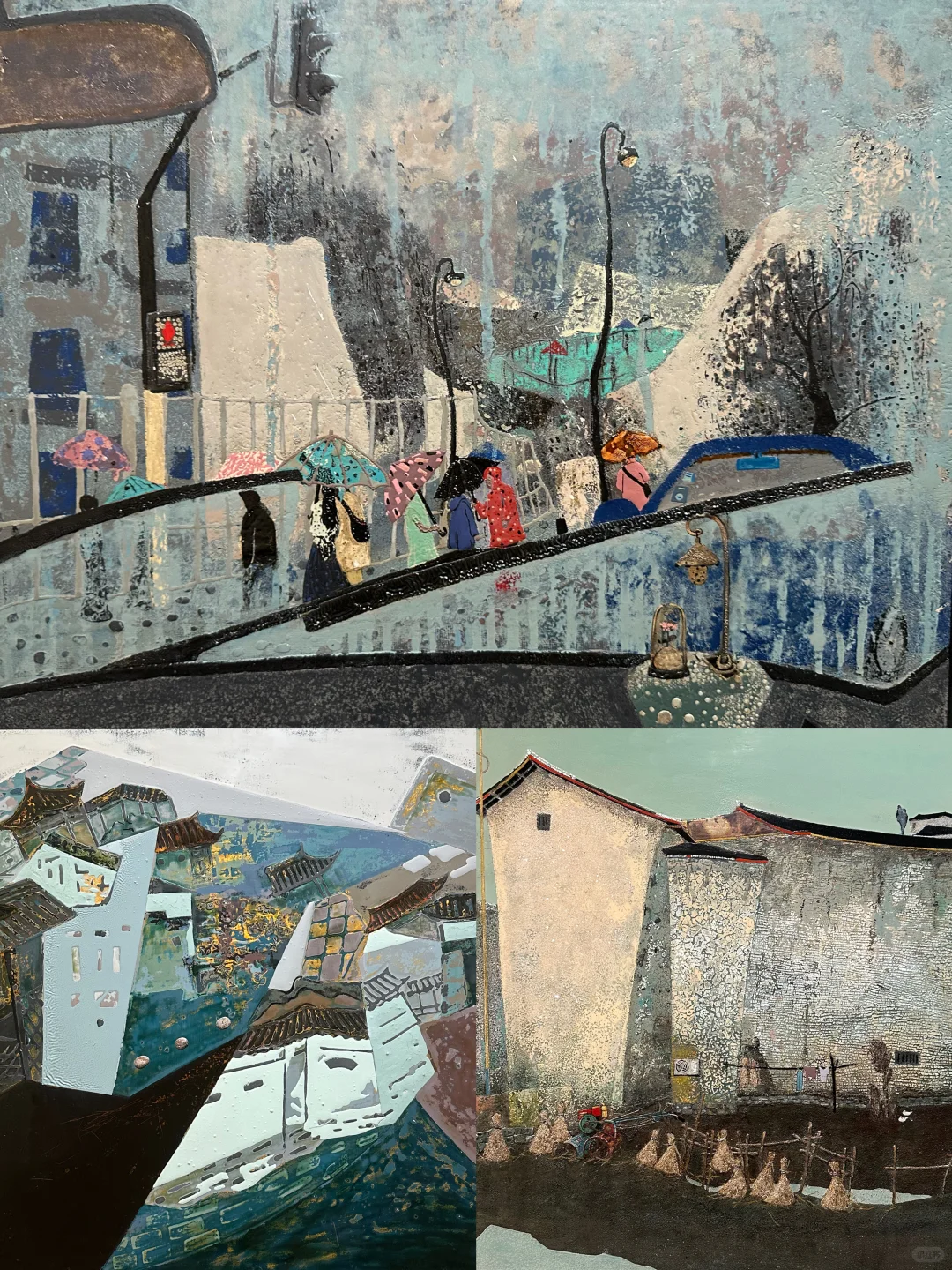 观展｜看看漆画如何表现建筑（一）