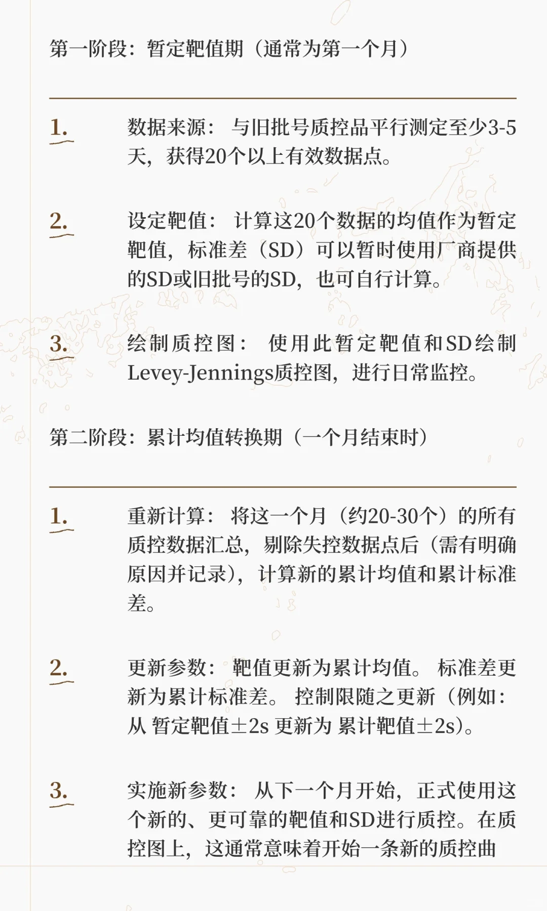 新批次室内质控品靶值累计与更新的实际操作