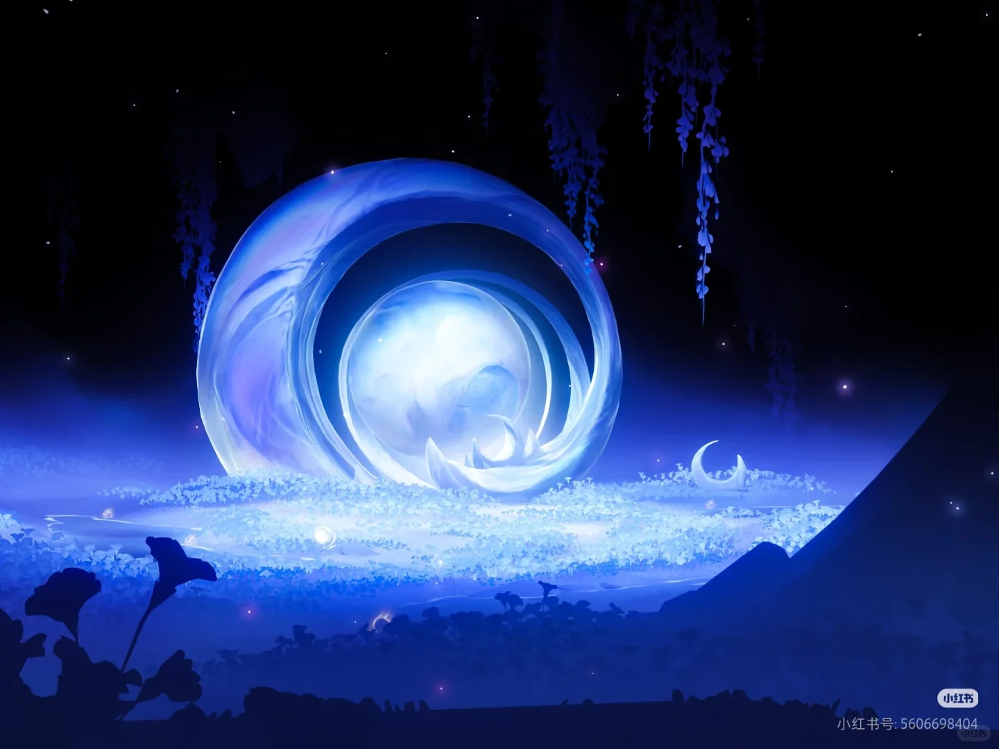 花境设计灵感来源于月落银！