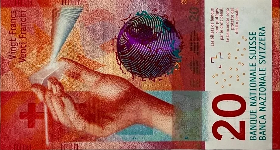 世界最难伪造的纸币-瑞士法郎