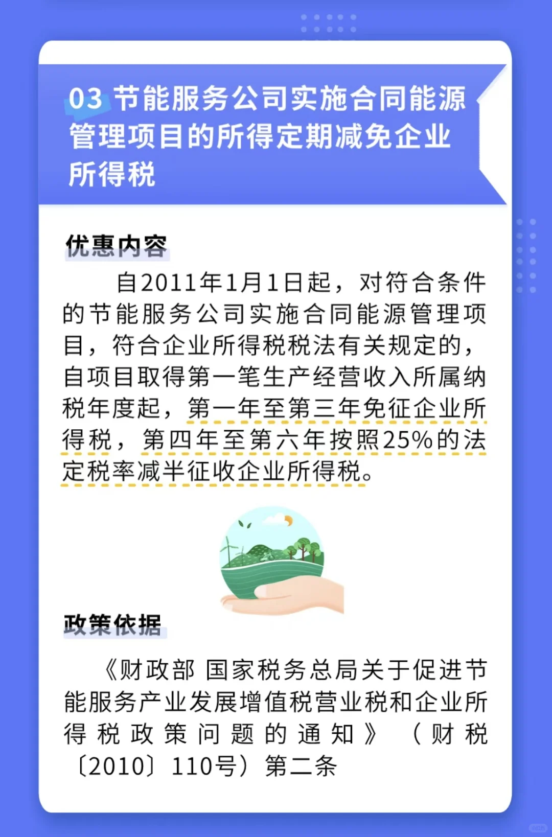 一图看懂节能环保税收政策