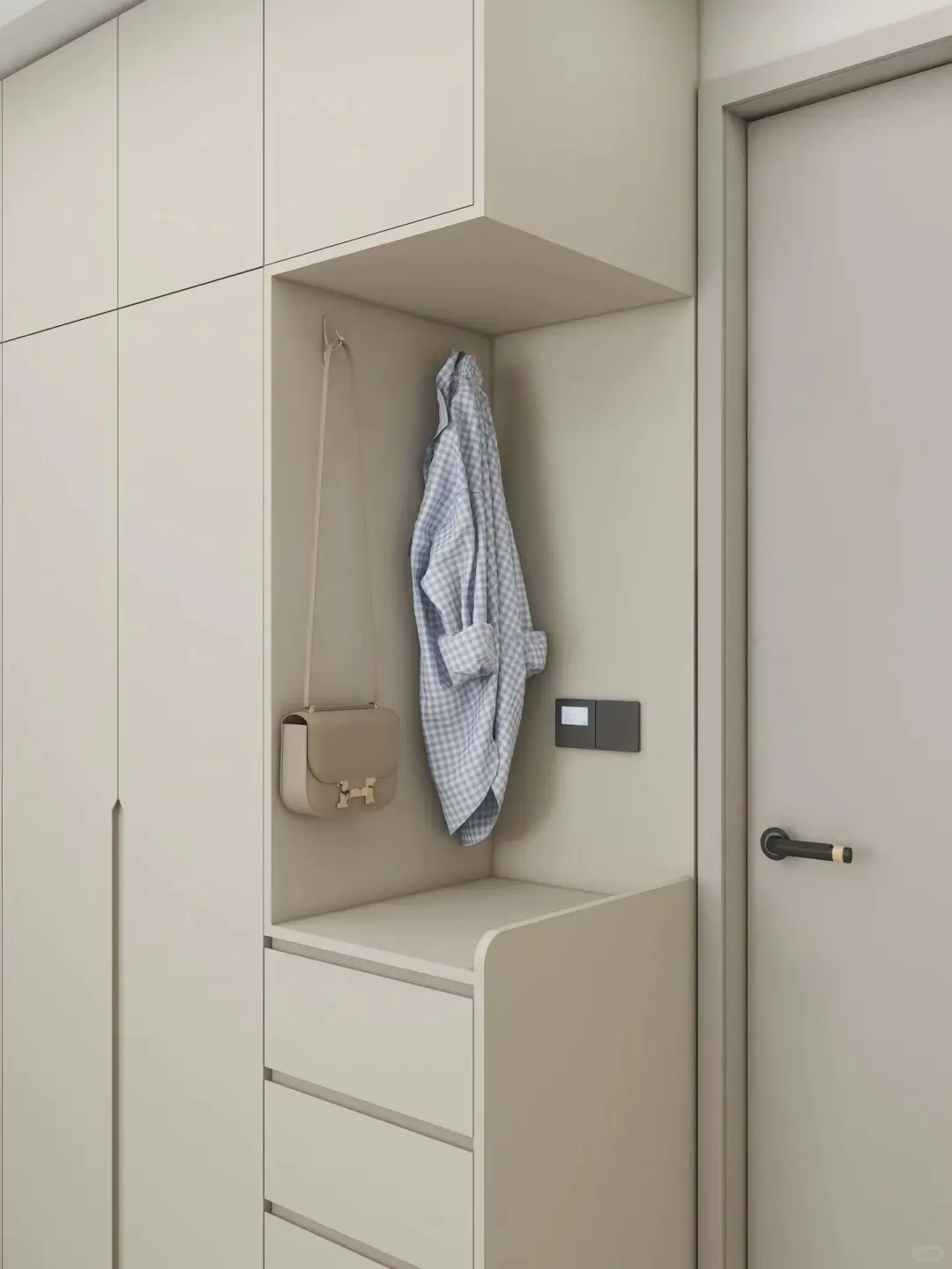 小红书抄作业成功的分段式衣柜！落地成功