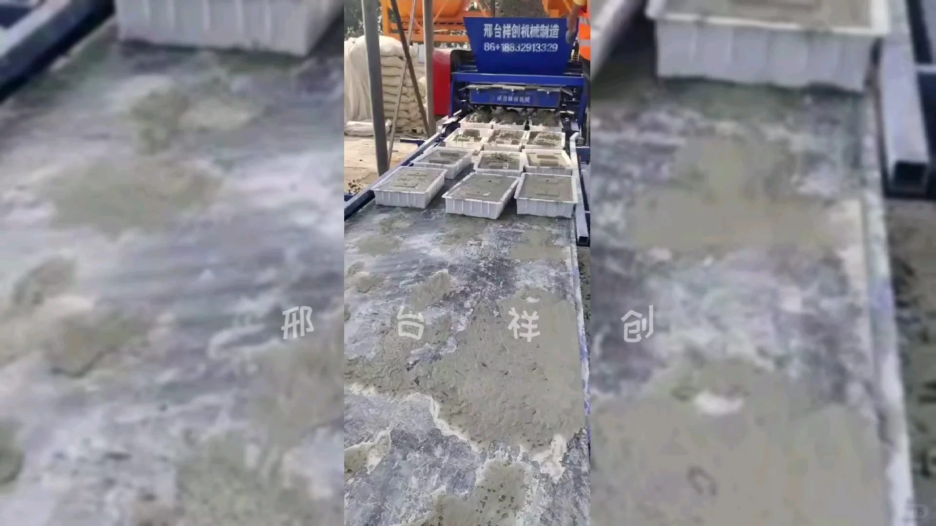 祥创水泥预制构件布料机适用于高速，桥梁，