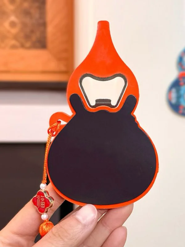 春节好寓意开瓶器冰箱贴开模定制