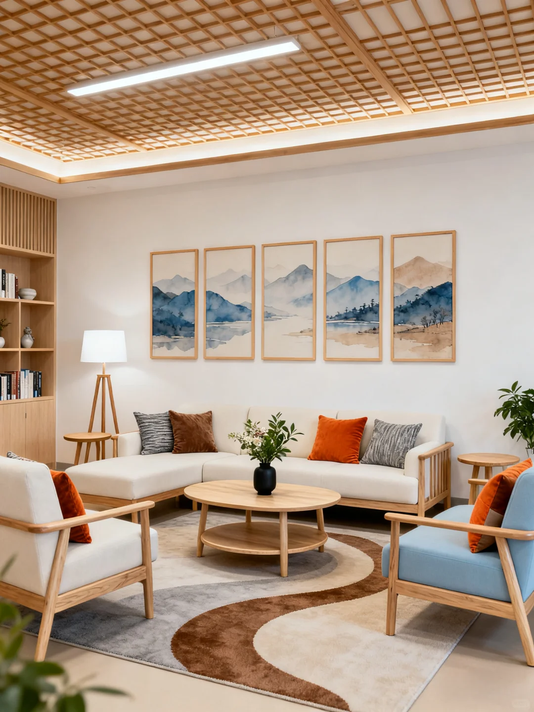 暖木色+隐形扶手，安全又温馨?