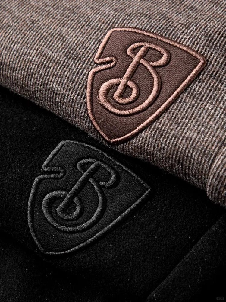 ?具有3D立体效果的服装logo印绣花工艺设计