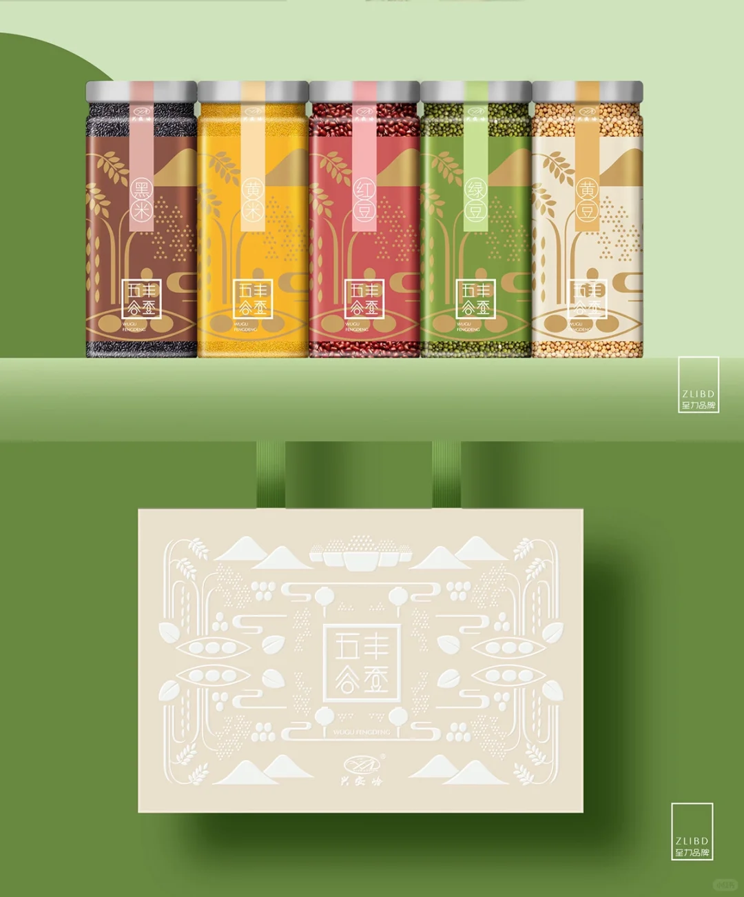 原创｜自然馈赠｜五谷礼盒设计