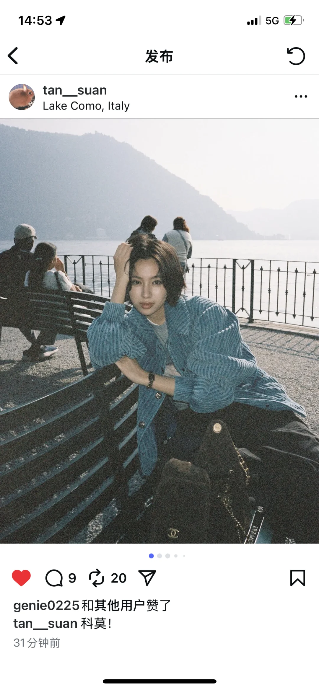 ??10月在科莫湖拍到的碳酸