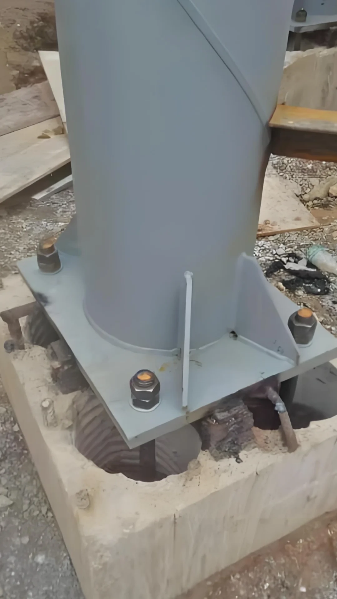 钢结构与混凝土基础连接灌浆详解