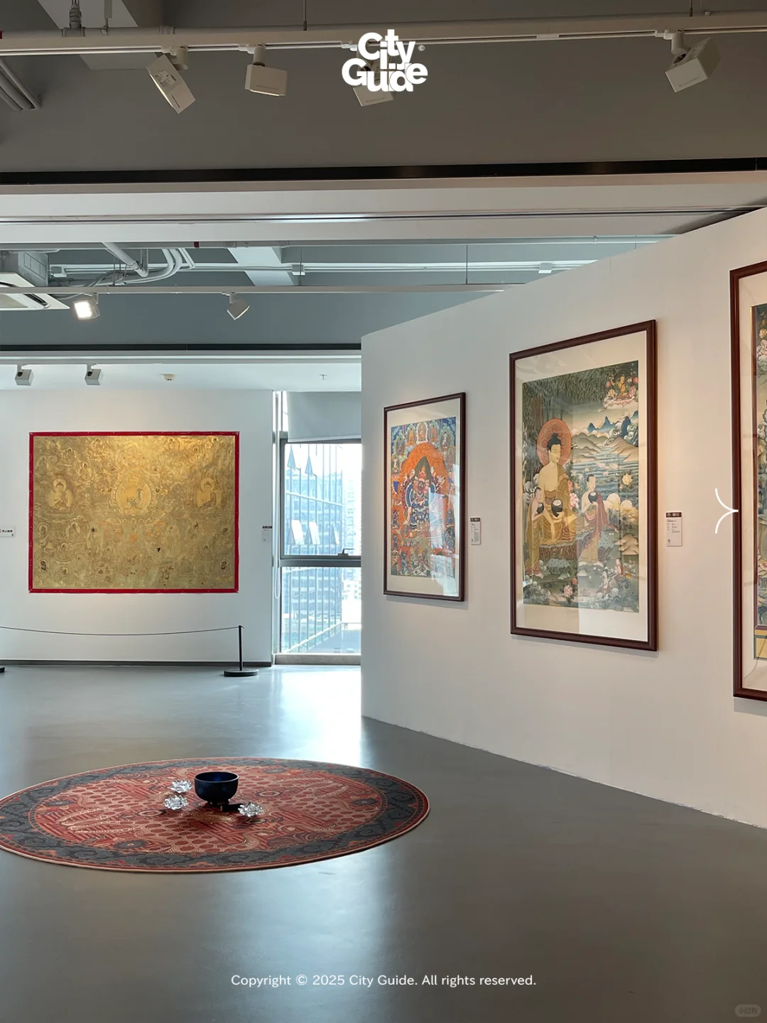 太震撼了!深圳最大规模黄金唐卡展!