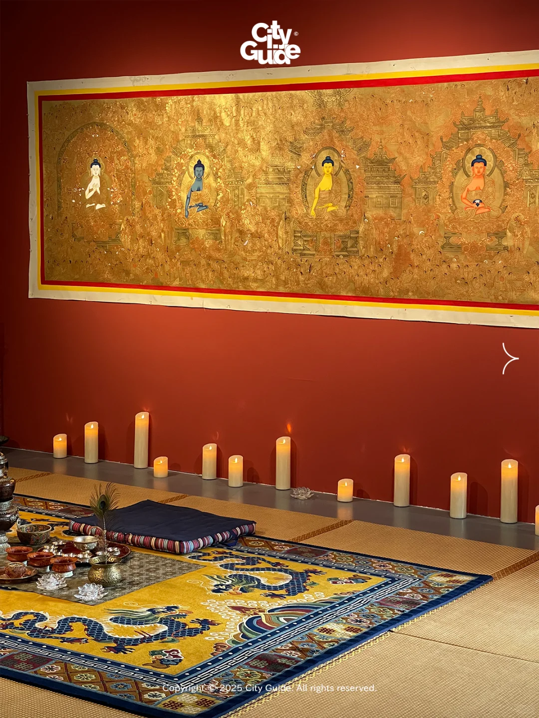 太震撼了!深圳最大规模黄金唐卡展!