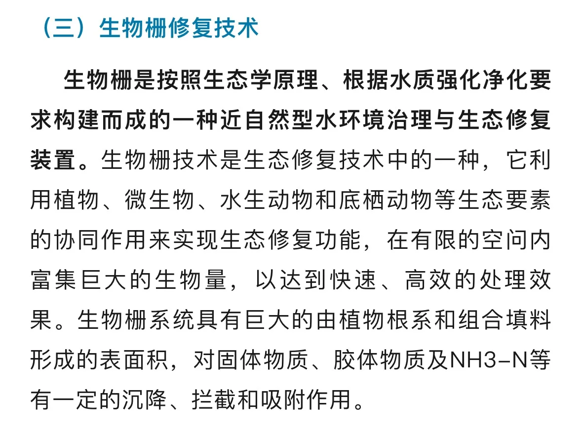 黑臭河道治理技术 ，要点在于生态修复