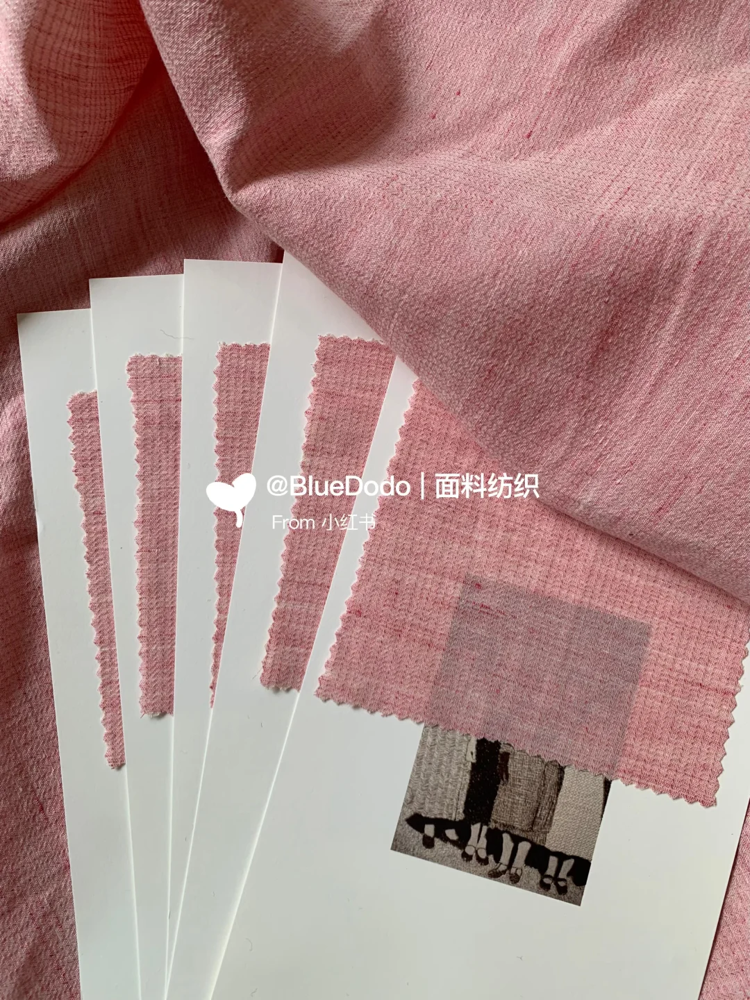 超好看的粉色~日本轻奢亚麻面料 松弛感拉满