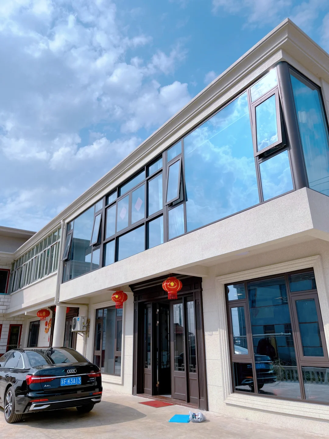 实拍农村自建房之门窗案例！！！