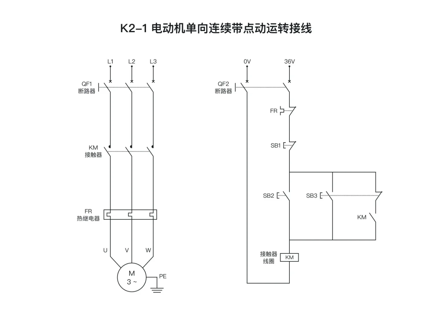 电工必学！电工考证实操线路、原理图！