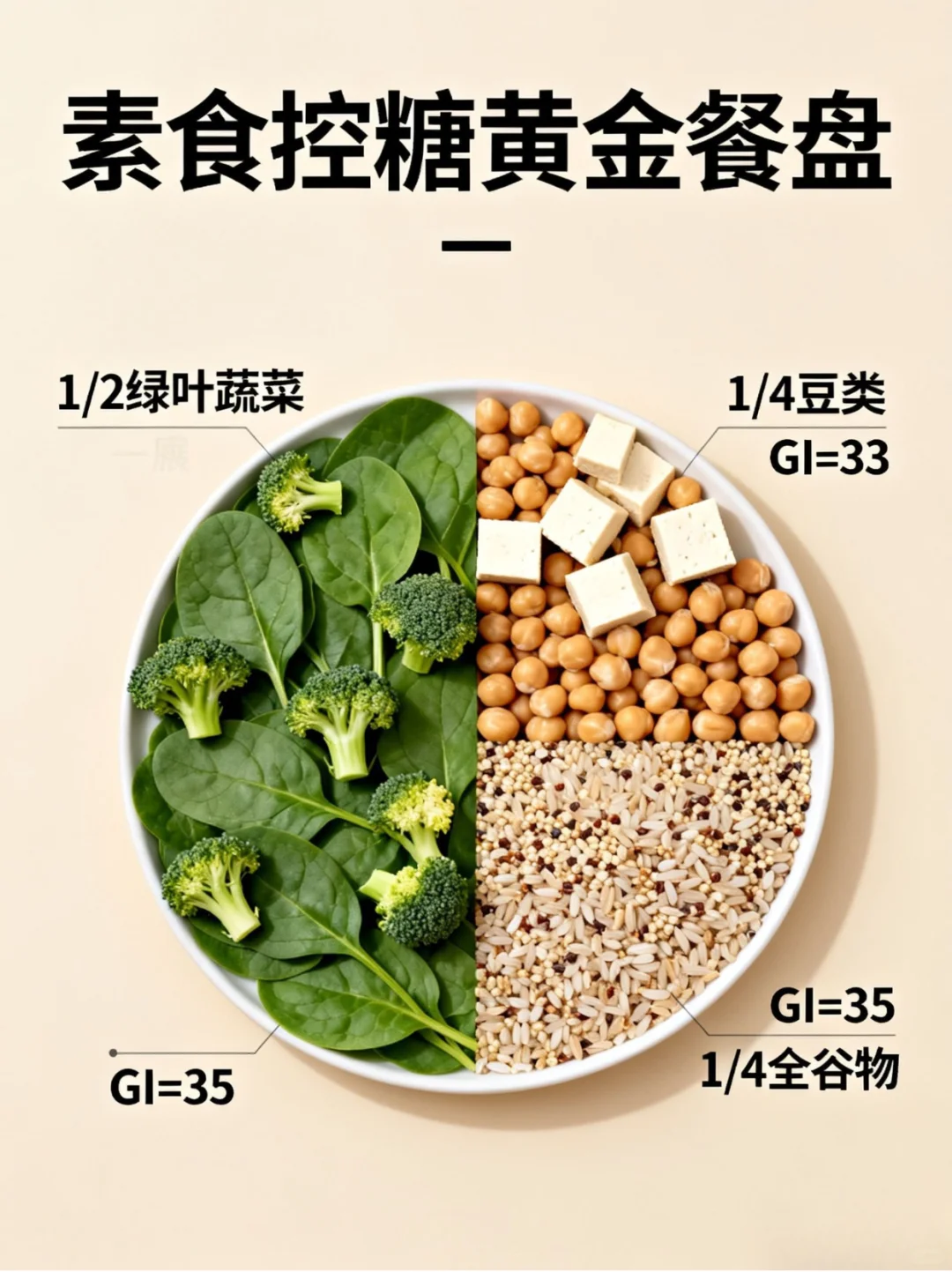 素食控糖必看!8个科学吃法让血糖稳如老狗