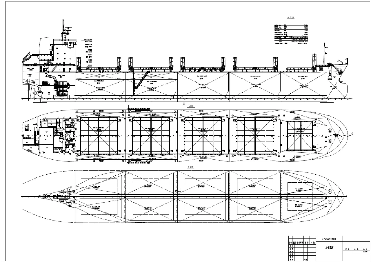 船舶设计，船舶图纸