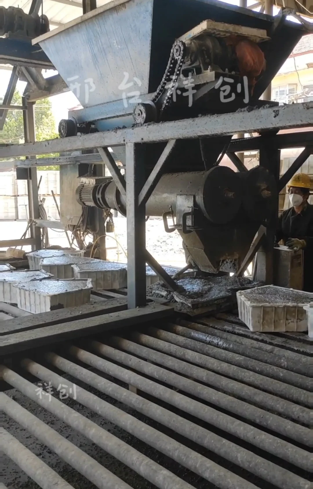 祥创水泥预制品布料机生产设备