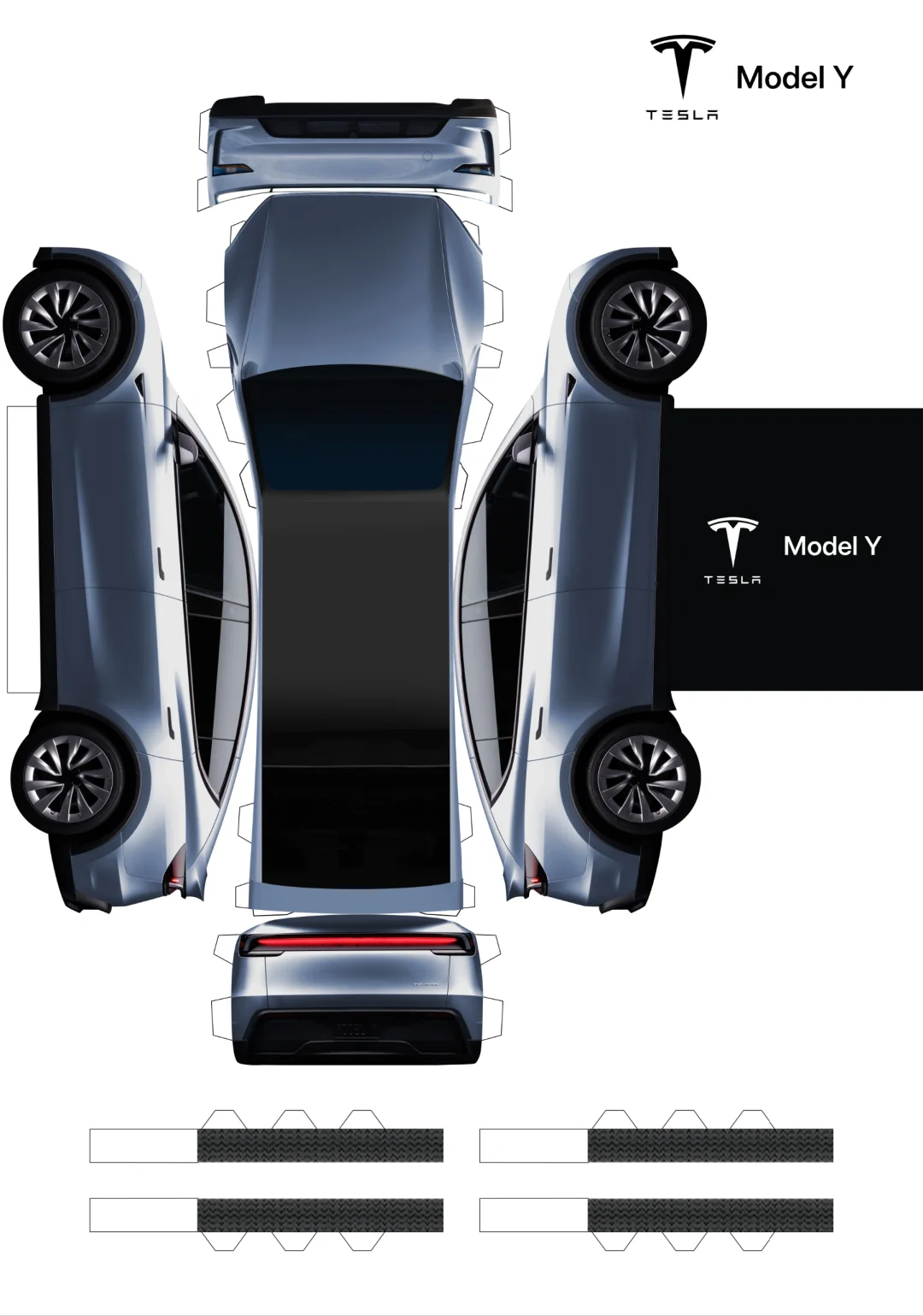 被友商点名最多的modleY来了！6种颜色全