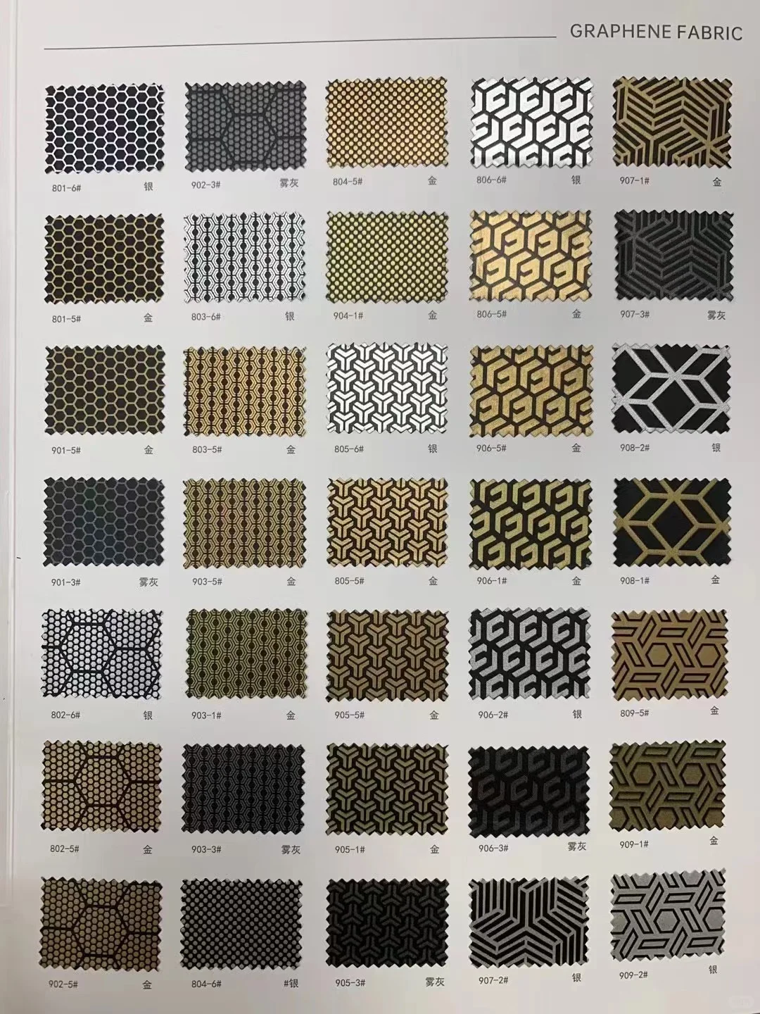 蓄热功能发热里布石墨烯导电里布花型上新