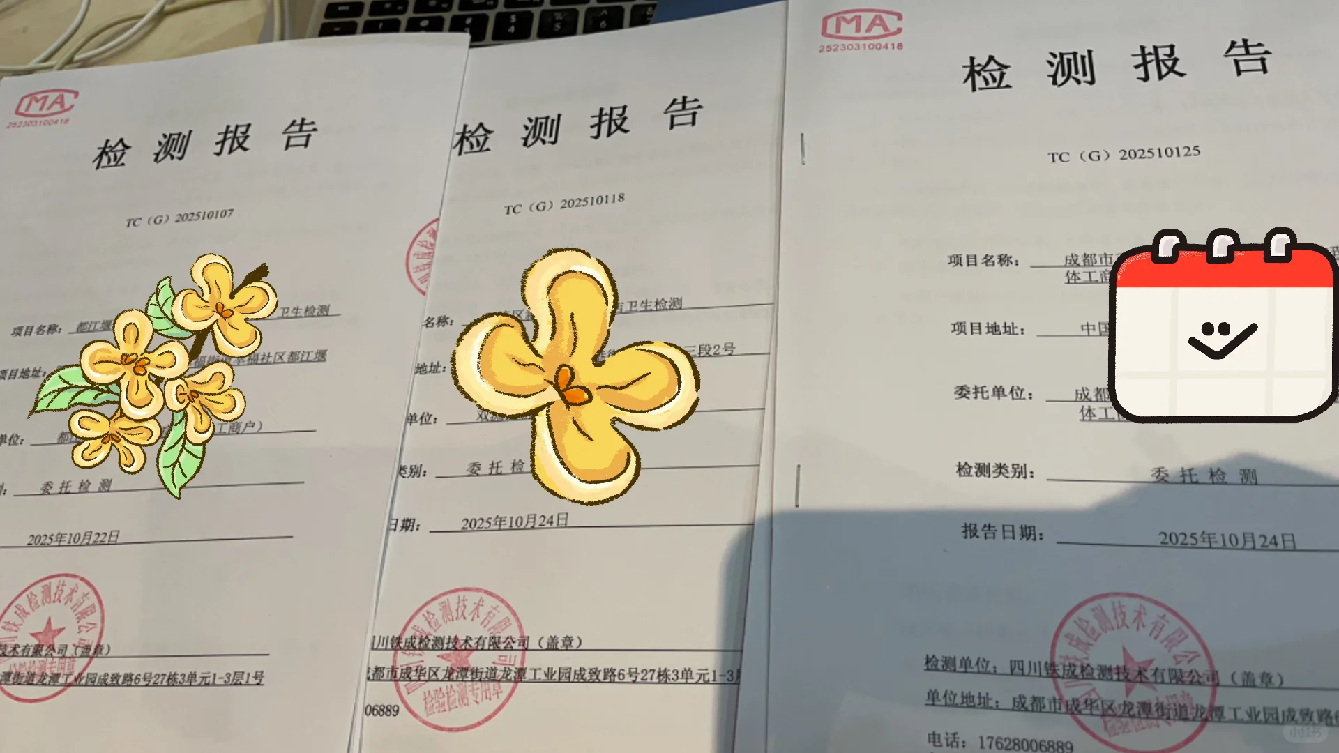 检测报告哪里做呢？来找我噢