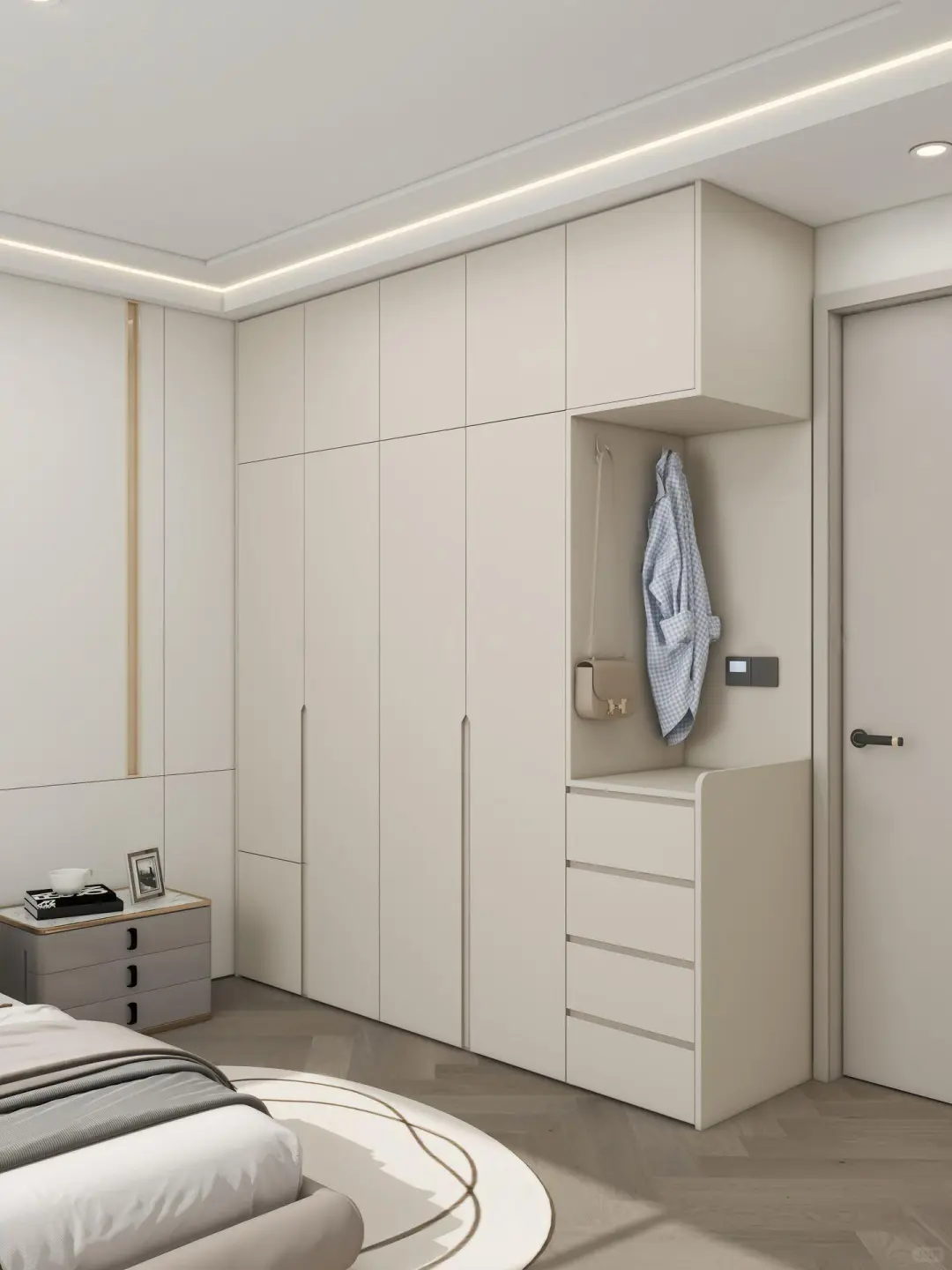 小红书抄作业成功的分段式衣柜！落地成功