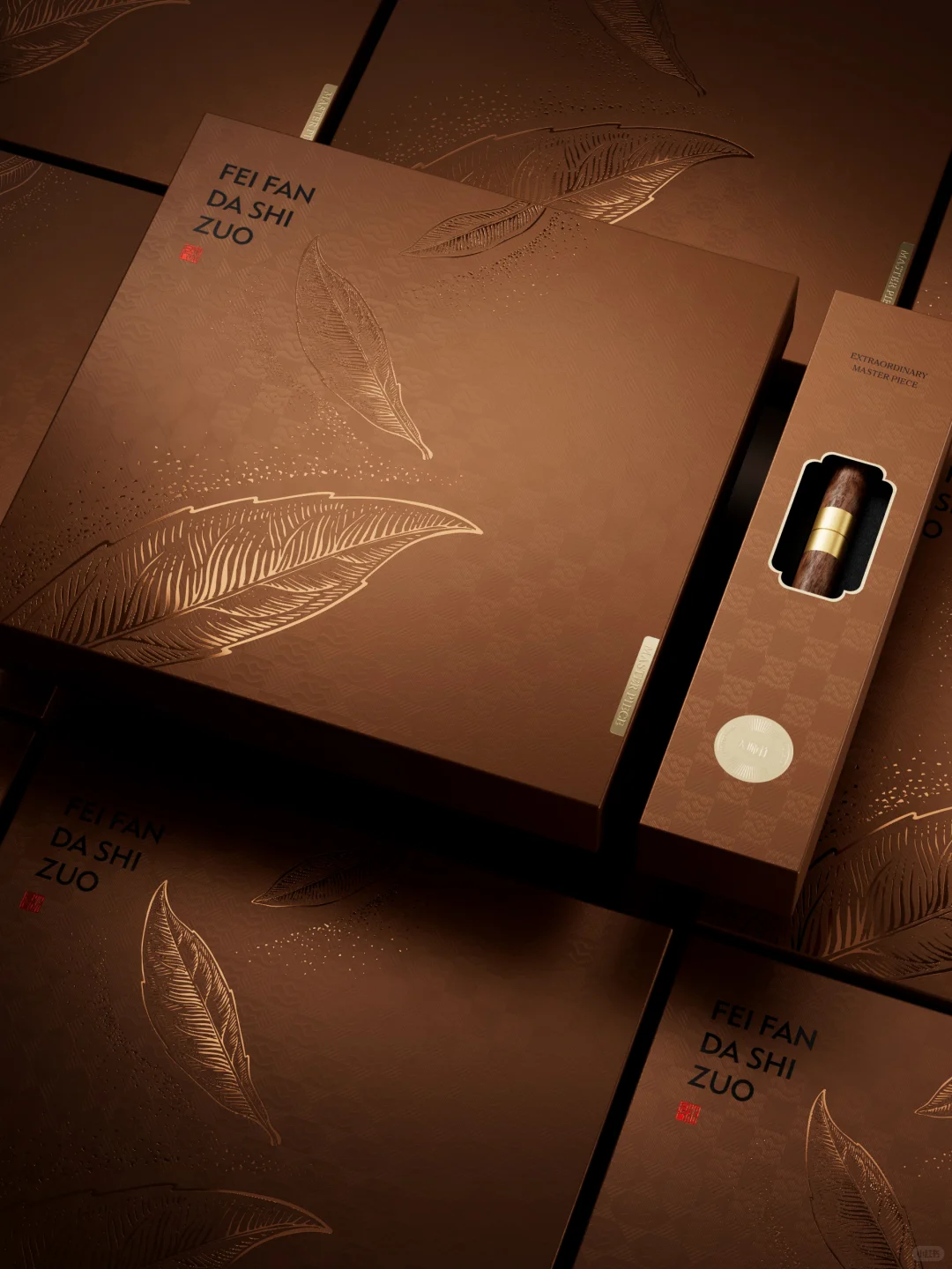 茶叶包装 | 大师作/轻奢茶礼·公版茶饼盒