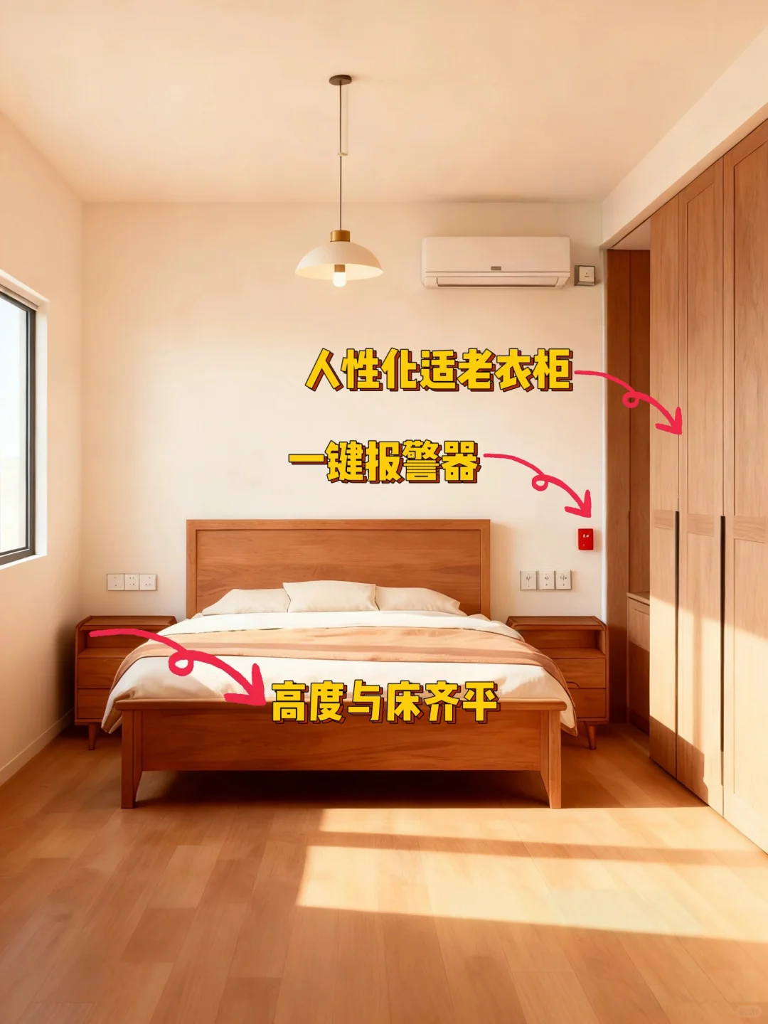 卧室适老化改造|让爸妈安全又舒心!