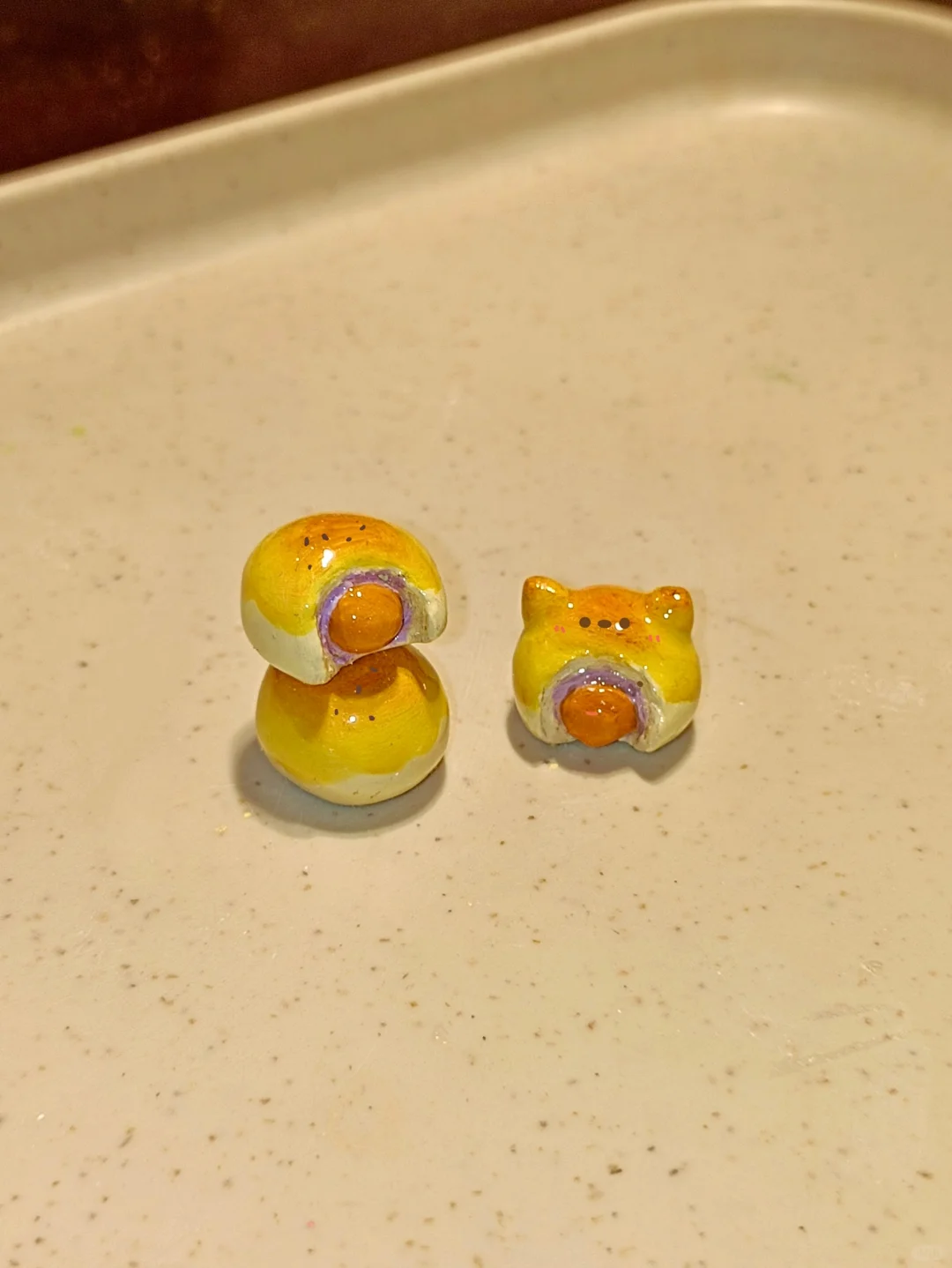 石塑粘土｜蛋黄酥小猫?✨✨