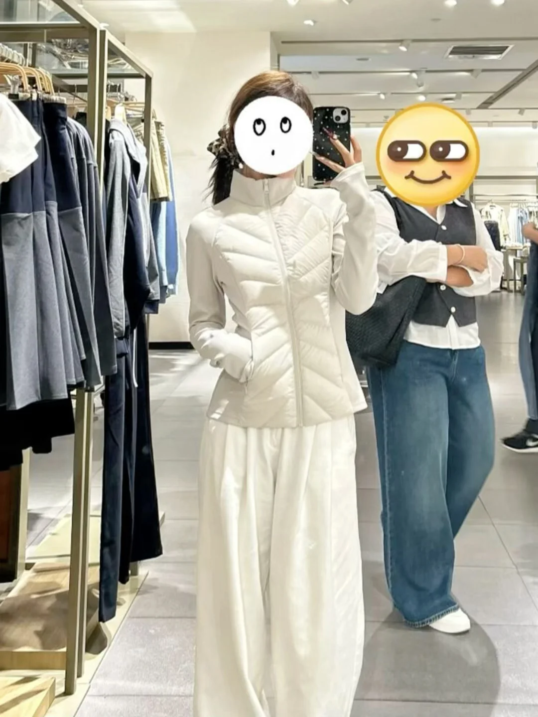 Lulu风羽绒封神！收腰设计直接焊死小蛮腰✨