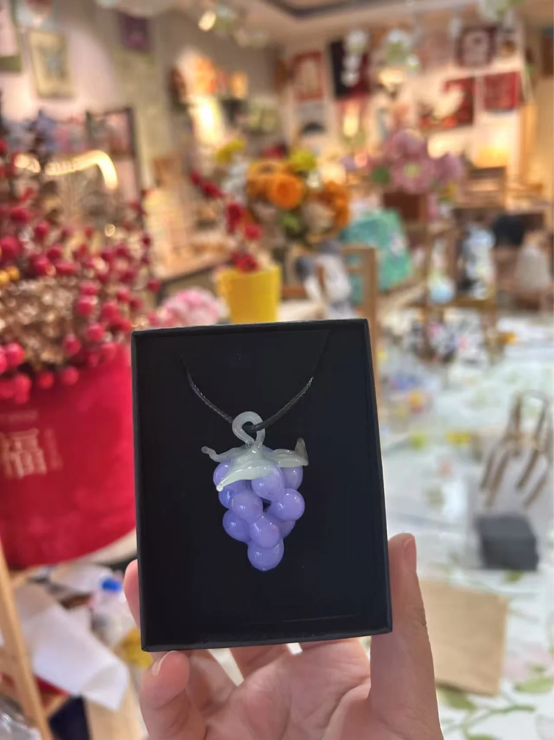 烧玻璃吊坠款～