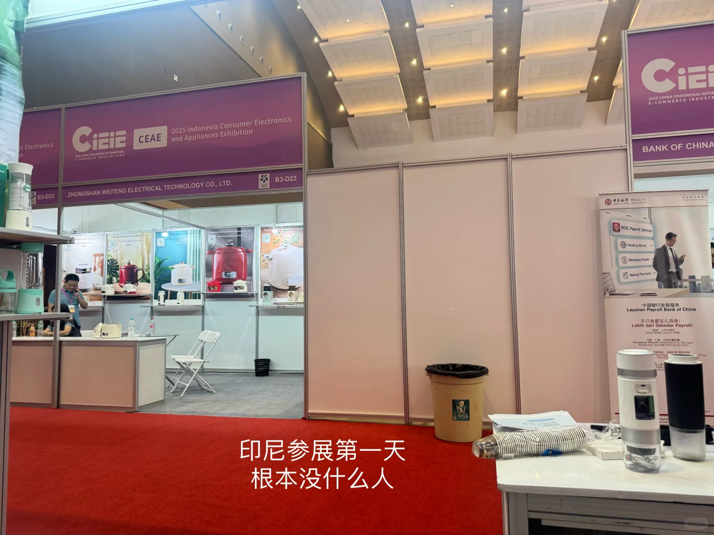 印尼展会也太冷清了吧