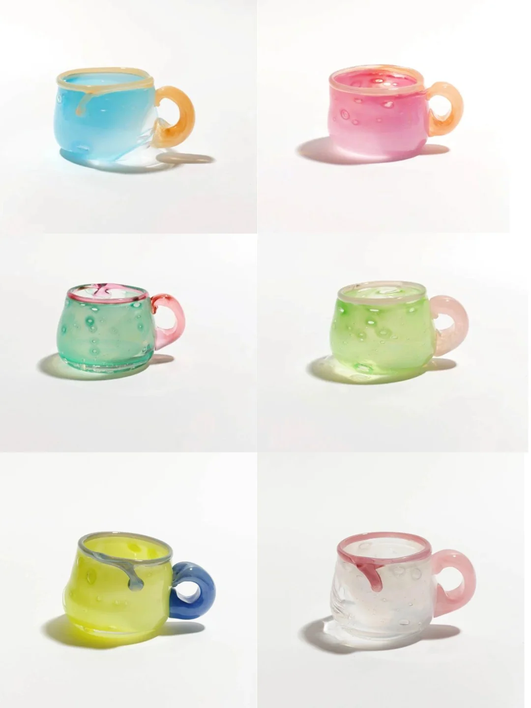 怎么会有这么多巴胺的玻璃杯子啊???