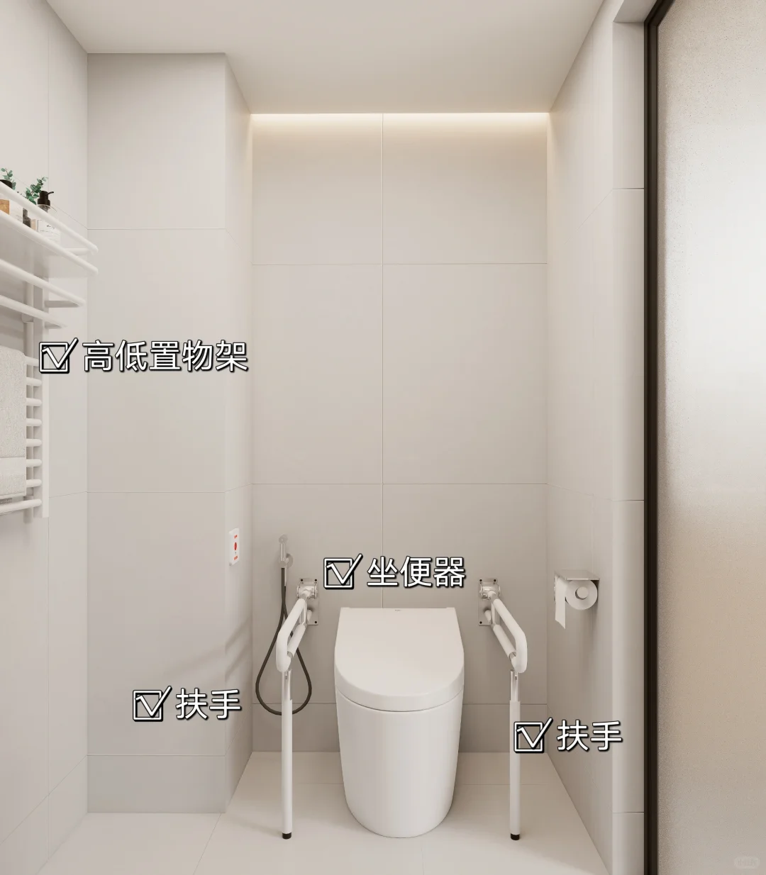 适老化装修｜老人房卫浴这8点太关键了……