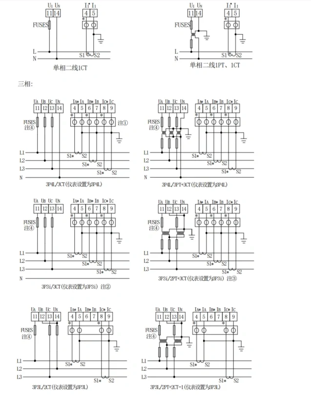 知识干货，其实多功能电力仪表接线没那么难