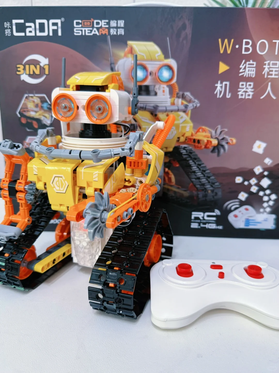 爸爸送的编程机器人太会了?
