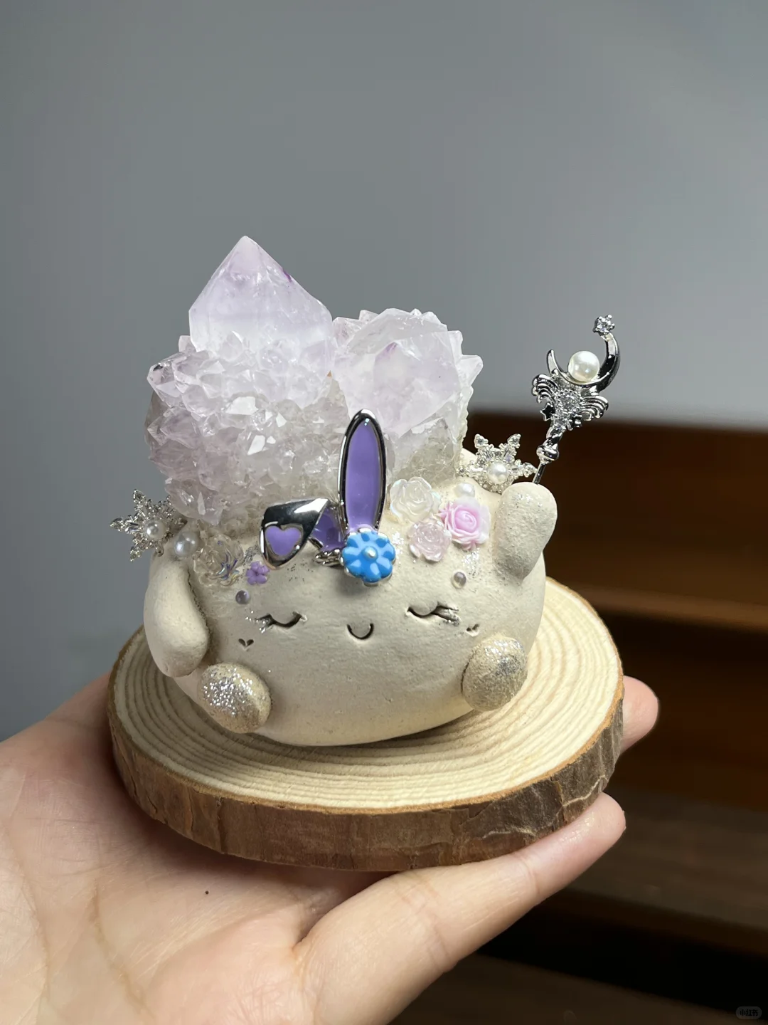 无聊?用石塑粘土做了个小东西