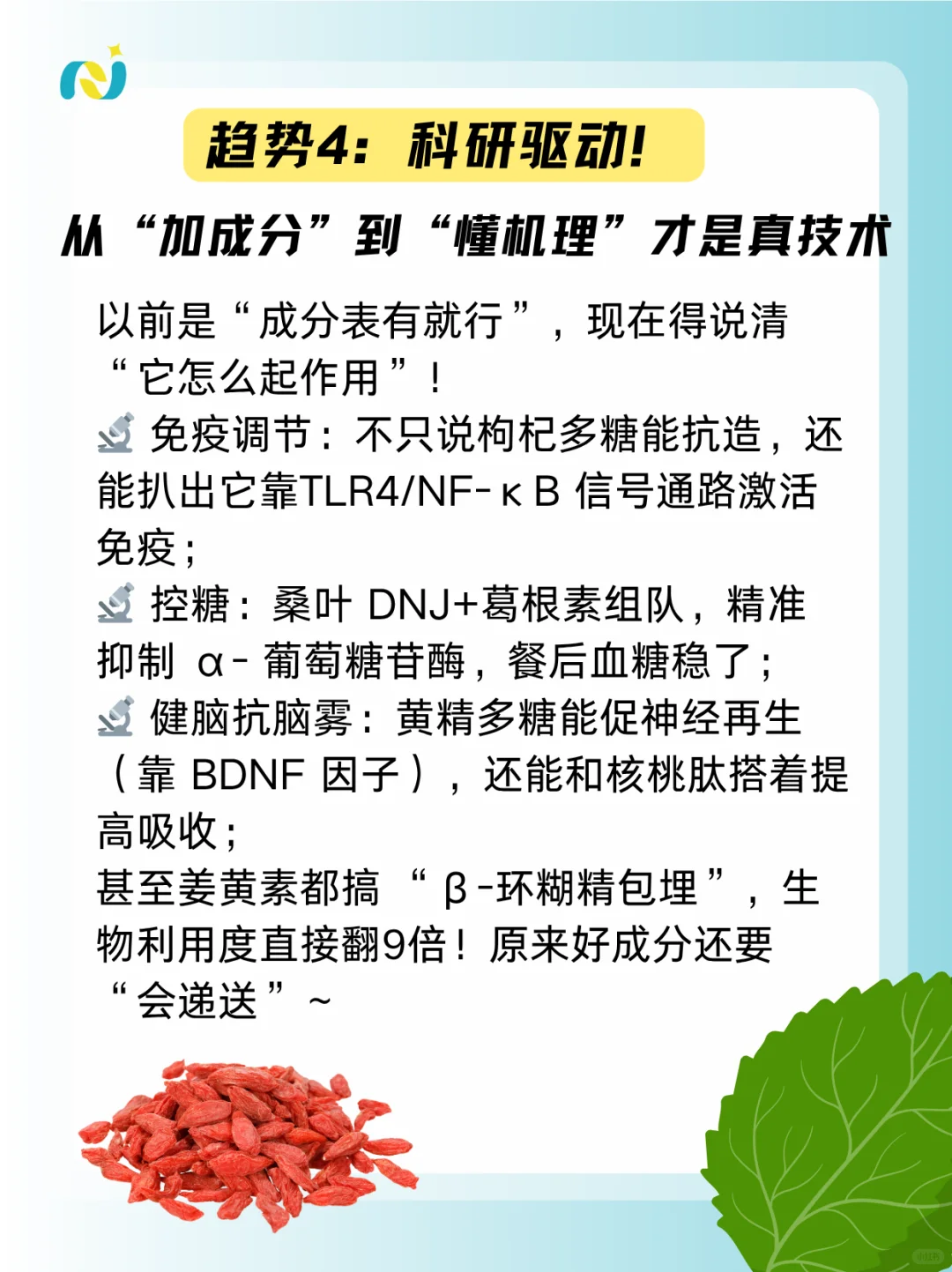功能性成分 5 大趋势!必看!!!